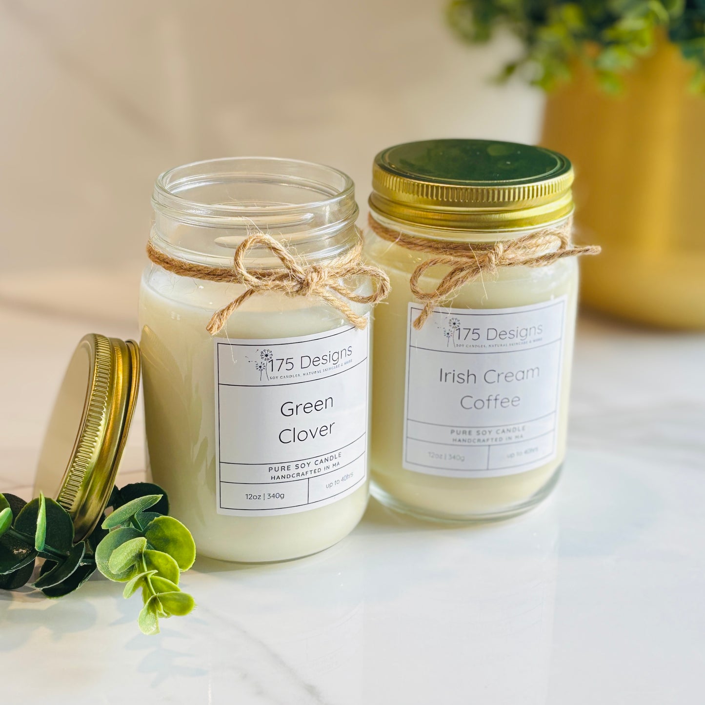 St Patrick’s Day Candles