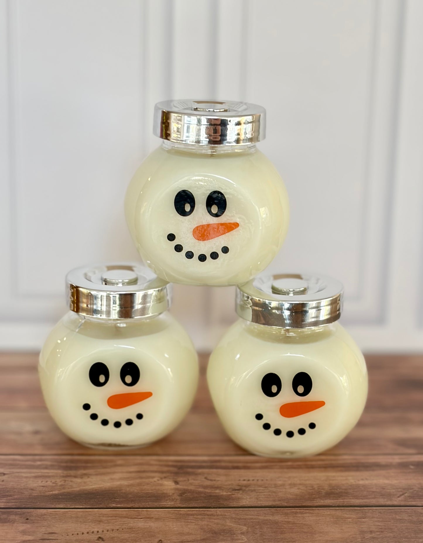 Hand-Poured Soy Candle | Snowman