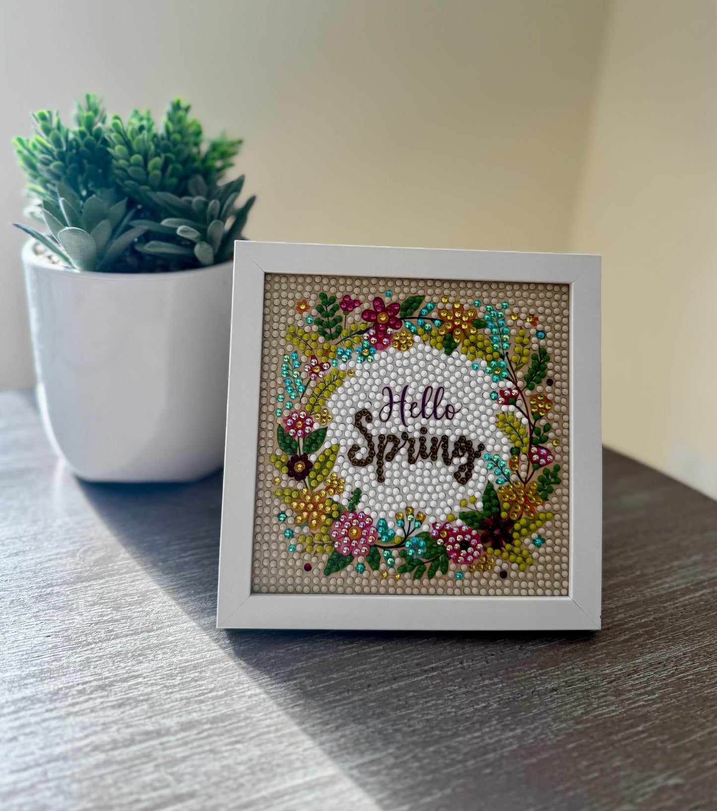 Diamond Art | Framed Hello Spring