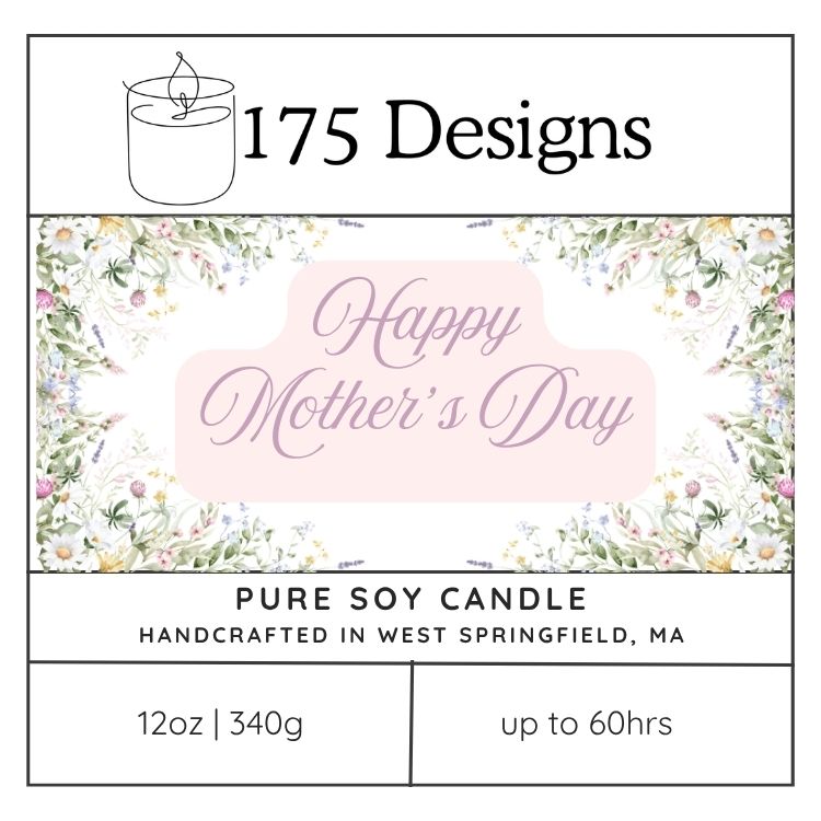 Hand-Poured Soy Candle | Happy Mother's Day
