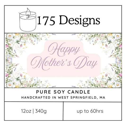 Hand-Poured Soy Candle | Happy Mother's Day