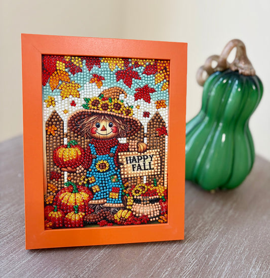 Diamond Art | Scarecrow Happy Fall
