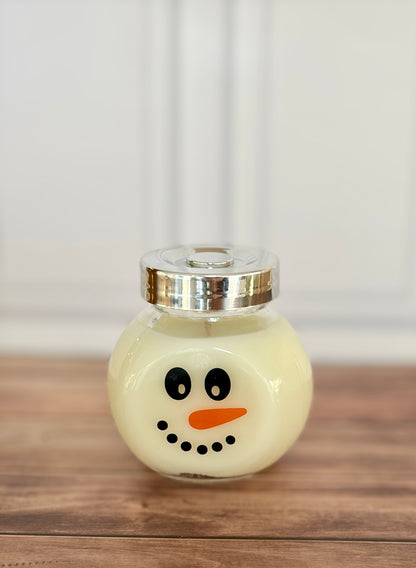 Hand-Poured Soy Candle | Snowman