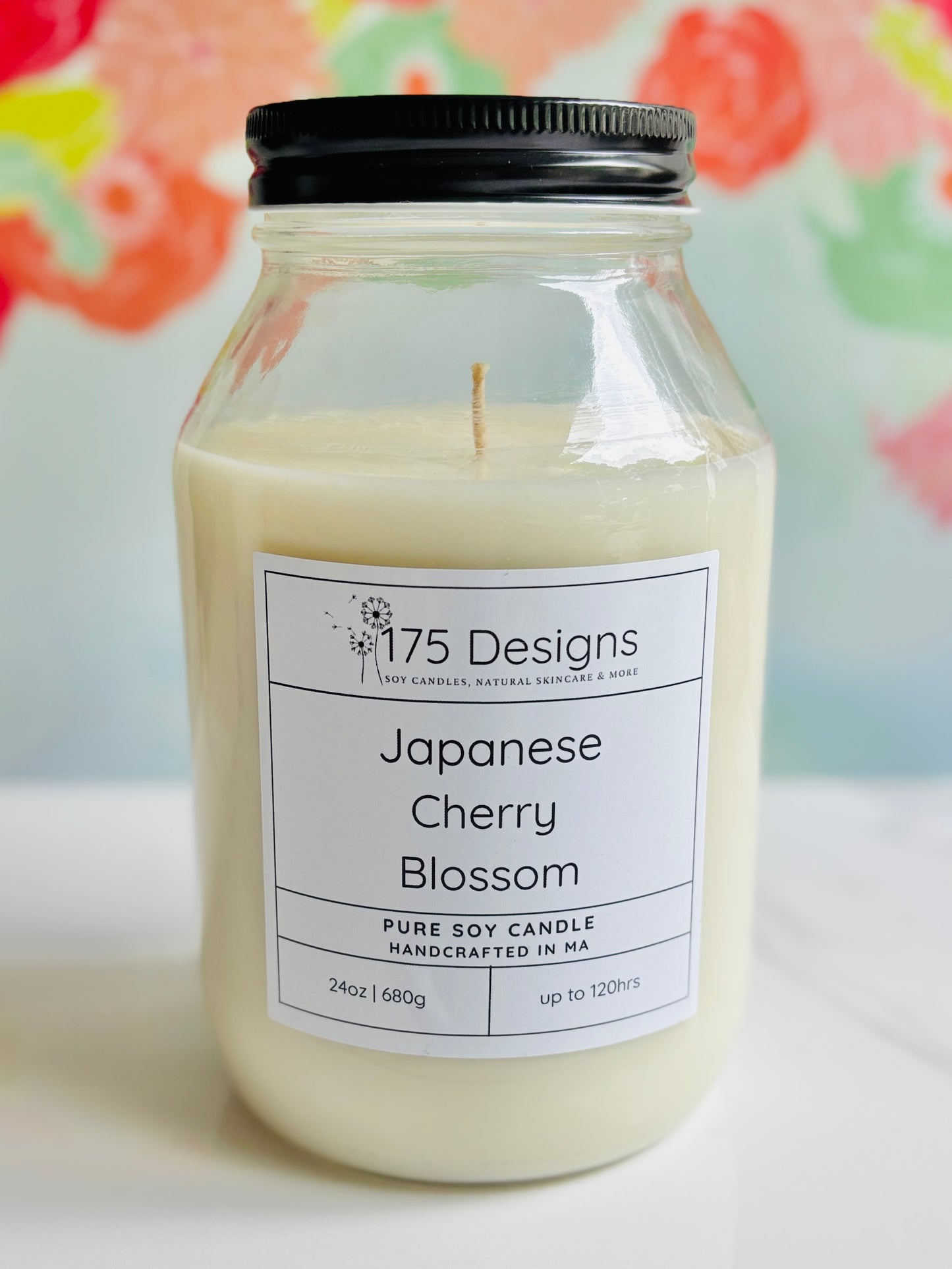 Hand-Poured Soy Candle | Japanese Cherry Blossom
