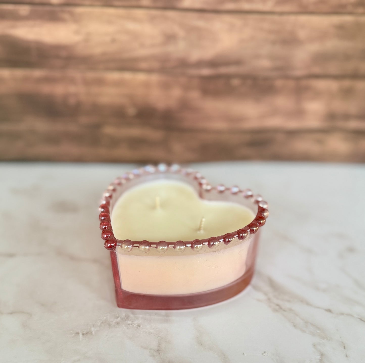 Hand-Poured Soy Candles | Valentines Day Candles | Hearts