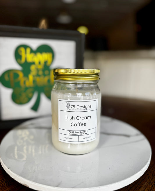 St Patrick’s Day Candles | Irish Cream Coffee