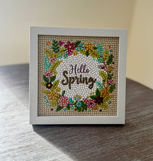 Diamond Art | Framed Hello Spring