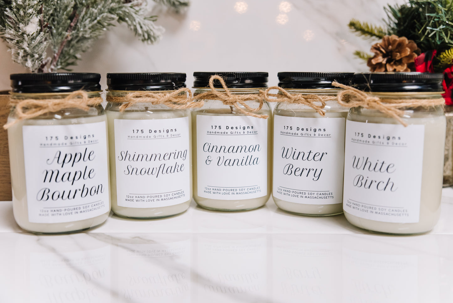 Seasonal Candles / 12oz Handmade Candles